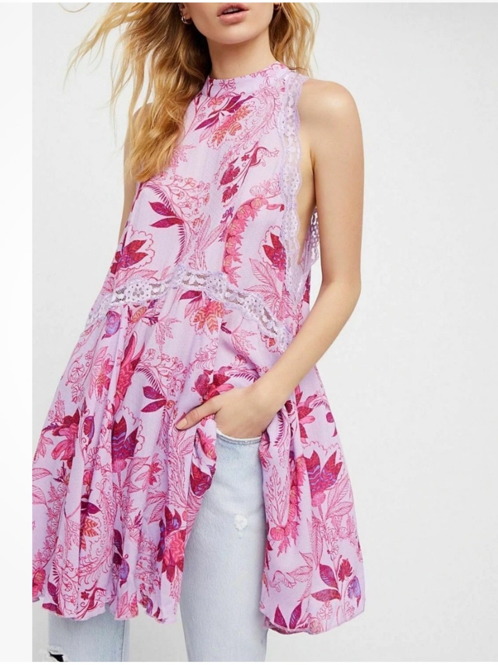 Free People - She Moves Chemise dress